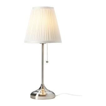 2 table lamps and one tall floor lamp 1