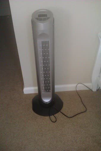 Floor Black Tower Fan - $25 1