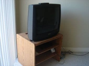 TV - Sharp 27in, with remote - $15 1