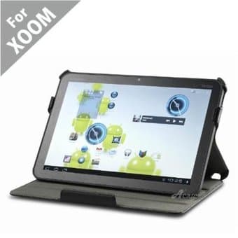 SUPER CHEAP Android Motorola Xoom Tablet WITH leather folio case! 3