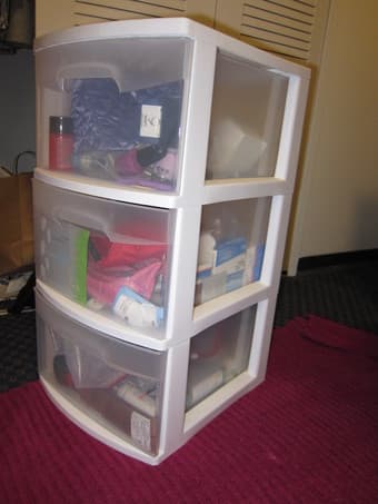 Three-comparment Cabinet $15 1