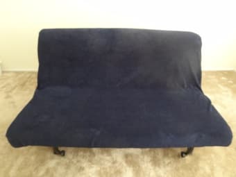 MOVING SALE: Sofa bed (ikea) + Yoga Mat + Desk Lamp + Epilator 1