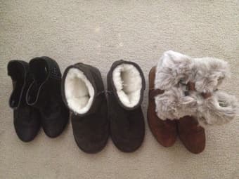 Three pairs of boots (sz 7.5 and 8, fit like 7.5)! 1