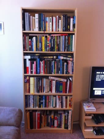 Birch Color Wooden Bookshelf - $50 1