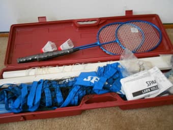 Spalding Pro Serve Badminton Set fo sale: only $16 1