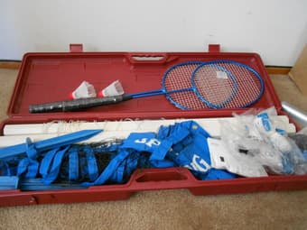 Spalding Pro Serve Badminton Set fo sale: only $16 2