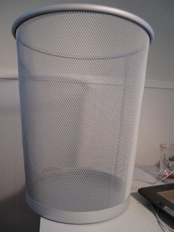 ikea paper trash can 1