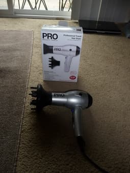 Travel Hair Dryer, moving sale, 15$ 1