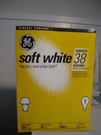 Desk lamp bulb (GE) 3 dollars 1