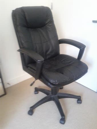 leather arm chair ($50) 1
