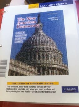 The New American Democracy-Fiorina, Peterson etc(7th)-$30 1