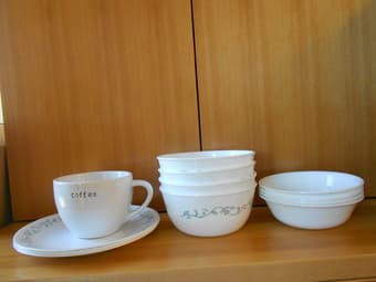 Corelle bowl set : 12-Piece Serve set  for sale : only $20 1