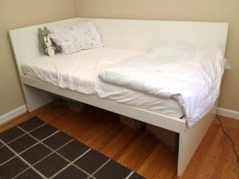 Move-out SALE----Furniture (Bed, shelves) -----Like new! 1