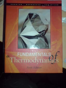 Selling Fundamentals of thermodynamics, sixth edition, by Sonntag $10 1