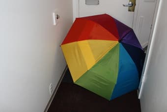 Very large Rainbow Umbrella: $10 2