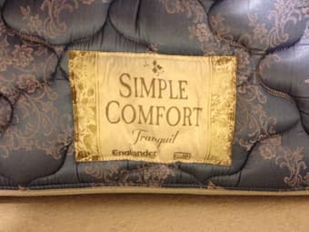 $175 - King size mattress (box spring and frame included for free!) 2