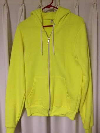 American Apparel Unisex Flex Fleece zip hoodie - for $15 1
