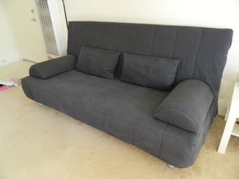 leaving sale IKEA sofa bed & lamp stand 2