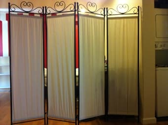 4-Panel Room Divider Screen ($60) 2