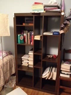 Ikea bookcase & floor lamp for sale 1