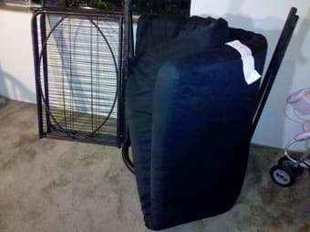 Detachable Sofa double bed with mattress & frame for $60 2
