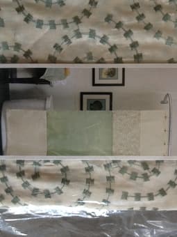 Beautiful brand new shower curtain $15 2