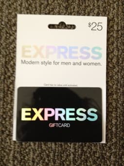 $25 EXPRESS gift card for only $20 1