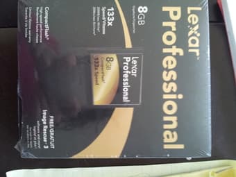 New Lexar compact flash 8Gb, 133x speed for $20 1