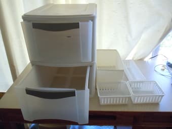 Two Storage bins for stationary and other misc items - Just for $9- EV 1