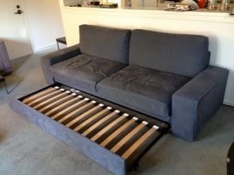 IKEA sofabed + foot rest in excellent condition - $400 2