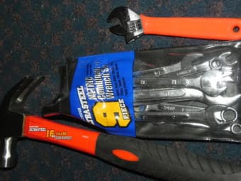 Set of tools with hammer (USD8) 1
