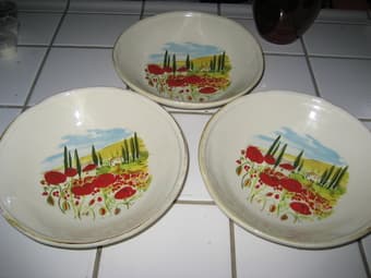Italian Serving Bowls - Tuscan Scene, Sur la Table 1
