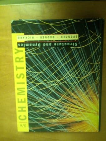 Chemistry: Structure and Dynamics for ENGR31 and CHEM 1