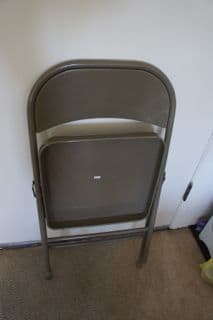 2 Metal Folding Chairs - $20 for both 2