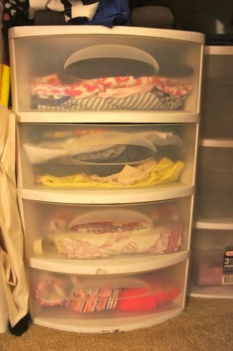 White Plastic Drawers 2
