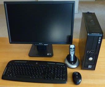 Complete, ready-to-use Dell desktop computer system - $350 1