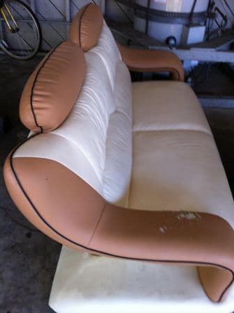 Slick Sofa & Love Seat Leather - $150 (palo alto) 2
