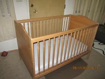 Reduced price, Bassinet and Crib-$40 each 3