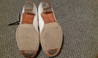 $10 OBO - used Ballet Folklorico white pumps, good condition 2