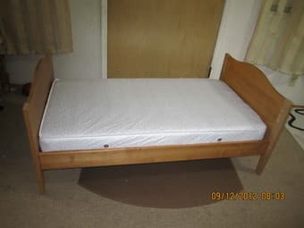 Crib+Mattress+bedding set+water proof mattress cover -$40 1