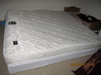 Twin Size Box Spring with king mattress-Best Offer 2