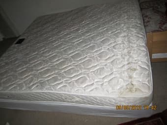 Twin Size Box Spring with king mattress-Best Offer 3