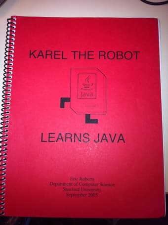 Karel the Robot Learns Java by Eric Roberts 1
