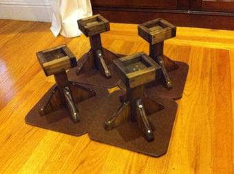 FS: Hand-made Desk/Bed Risers, 8" height, 2.5" square pocket - $40 1