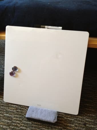 Small square whiteboard ($5) 1