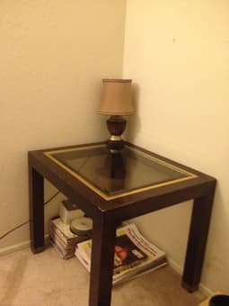 2 Side Tables ($15 each) 1