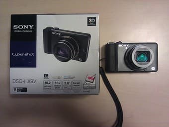 Sony Digital Camera HX9V 16.2MegaPixels Point and Shoot for sale 1