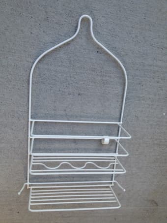 ***4 sale: Hair stuffer, bathroom hanging shelf, leather sandals*** 2