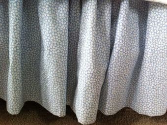 Periwinkle linens for twin beds 3