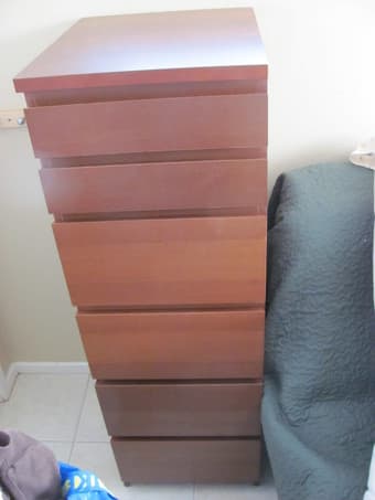 Ikea Malm 6-drawer chest 1